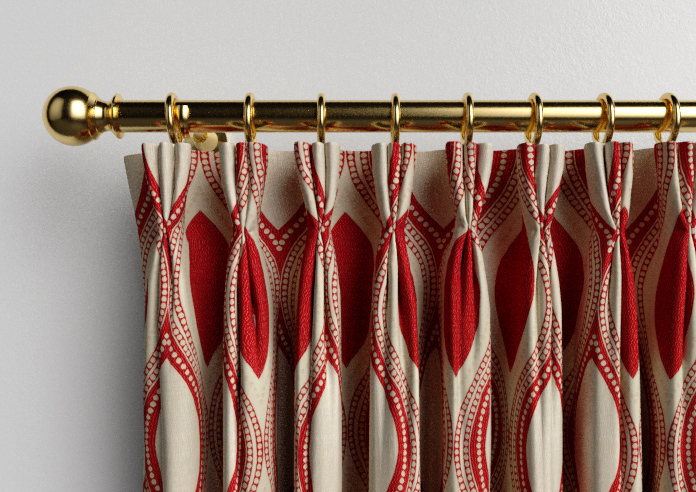 Kasian, Red - Made to Measure Curtains - Image 11